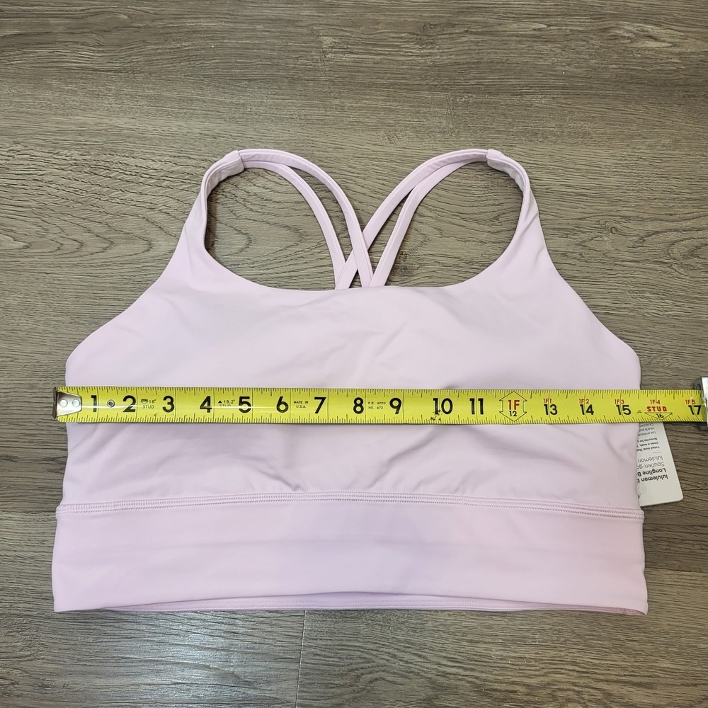 Lululemon Energy Longline Bra Size 12 B-D Cup W2EB9S -Brand New! - Picture 3 of 10
